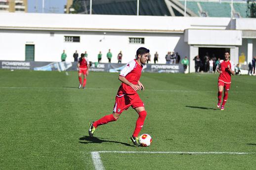 Nico, en un partido de la pasada campaña.